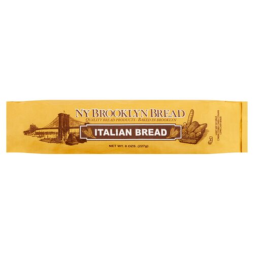 NY Brooklyn Bread Italian Bread, 8 ozs