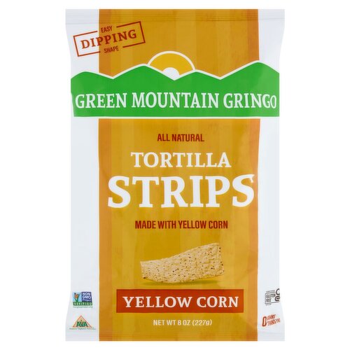 Green Mountain Gringo Yellow Corn Tortilla Strips, 8 oz