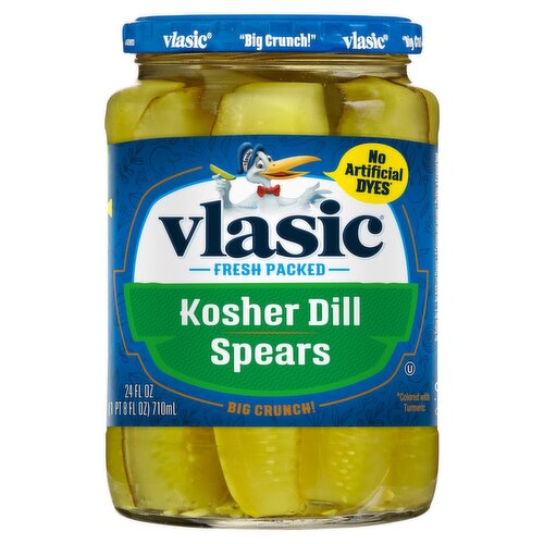 Vlasic Kosher Dill Spears, 24 fl oz