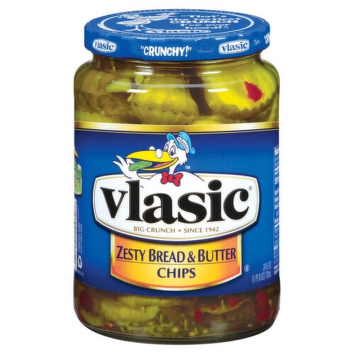 Vlasic Fresh Packed Zesty Bread & Butter Chips, 24 fl oz