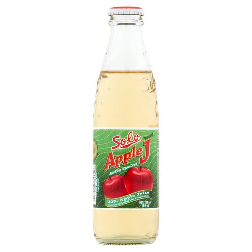 Solo Apple J Sparkling Apple Drink, 8 fl oz