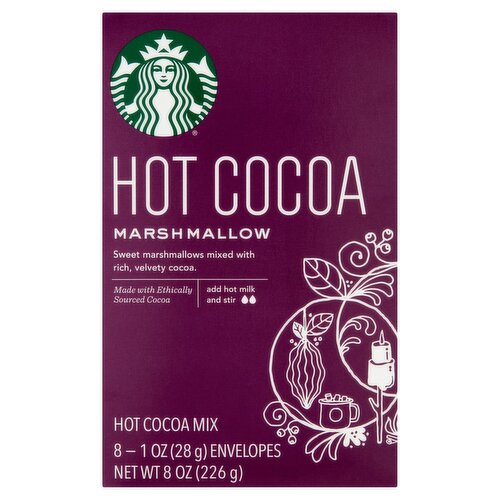 Starbucks Marshmallow Hot Cocoa Mix, 1 oz, 8 count