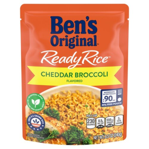 BEN'S ORIGINAL™ READY RICE™, Cheddar & Broccoli, 8.5 oz. pouch