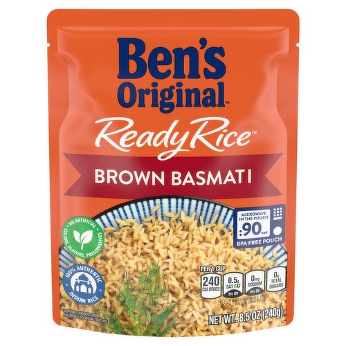 BEN'S ORIGINAL™ READY RICE™, Brown Basmati, 8.5 oz. pouch