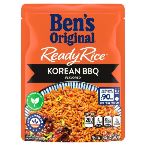 Ben's Original Ready Rice Korean BBQ Flavored, 8.5 oz - ShopRite