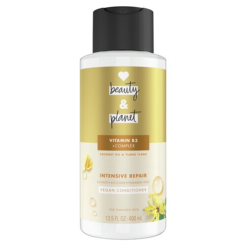 Love Beauty & Planet Coconut Oil & Ylang Ylang Intensive Repair Vegan Conditioner, 13.5 fl oz