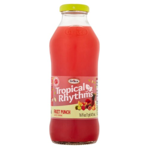 Grace Tropical Rhythms Fruit Punch Juice Drink, 16 fl oz