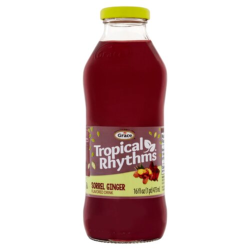 Grace Tropical Rhythms Sorrel Ginger Flavored Drink, 16 fl oz