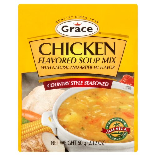 Grace Chicken Flavored Soup Mix, 2.12 oz