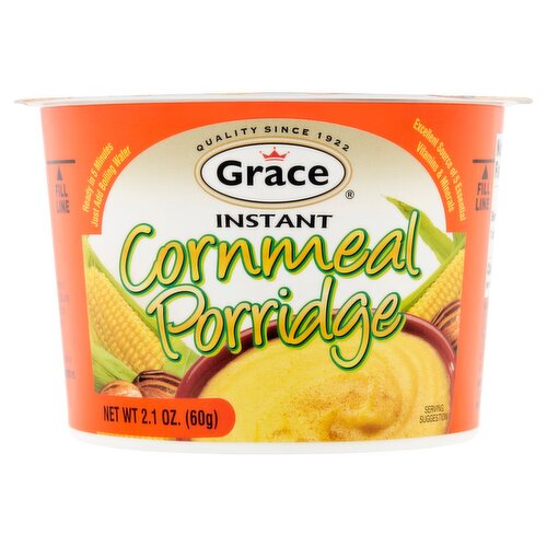 Grace Instant Cornmeal Porridge, 2.1 oz