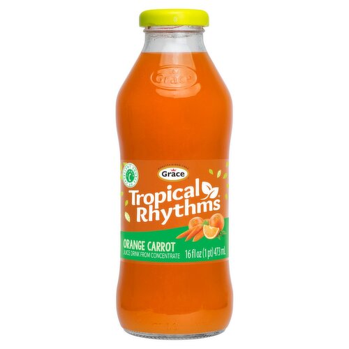 Grace Tropical Rhythms Orange Carrot Juice Drink, 16 fl oz