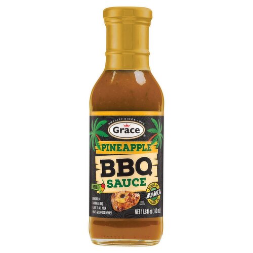 Grace Pineapple Mild BBQ Sauce, 11.8 fl oz