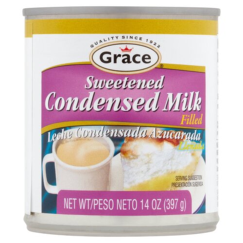 Grace Sweetened Condensed Filled Milk, 14 oz