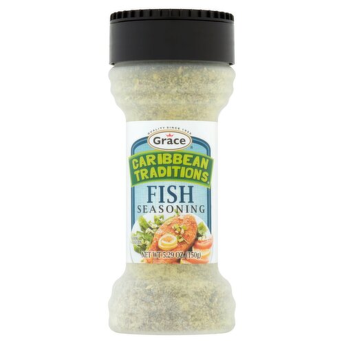 Grace Caribbean Traditions Fish Seasoning, 5.29 oz