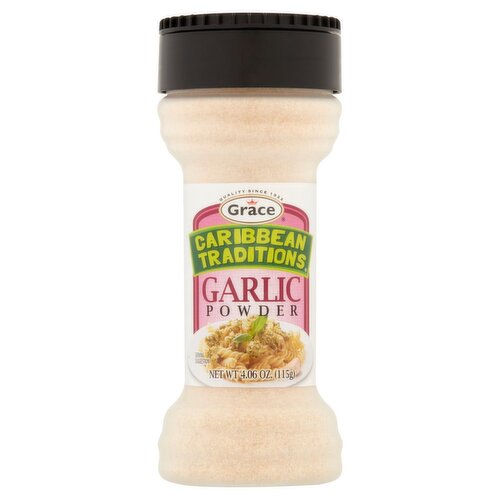 Grace Caribbean Traditions Garlic Powder, 4.06 oz