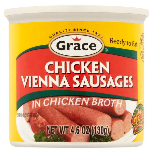 Grace Chicken Vienna Sausages in Chicken Broth, 4.6 oz