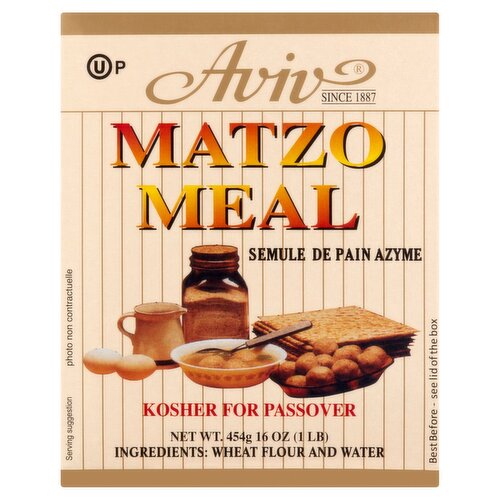 Aviv Matzo Meal, 16 oz