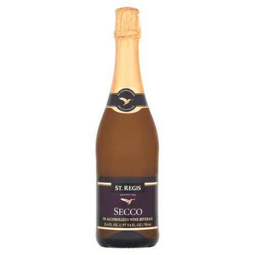 St. Regis Secco De-Alcoholized Sparkling Wine Beverage, 25.4 fl oz
