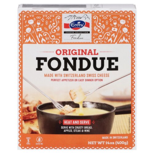 Emmi Original Fondue Cheese, 14 oz