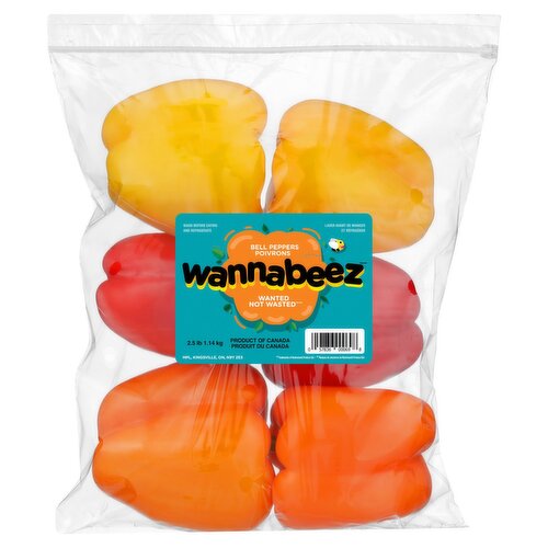 Sunset Wannabeez Peppers, 2.5 lb