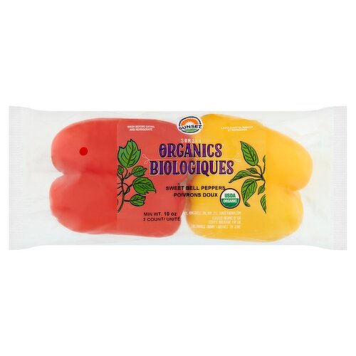 SUNSET Organic Bell Peppers 2ct