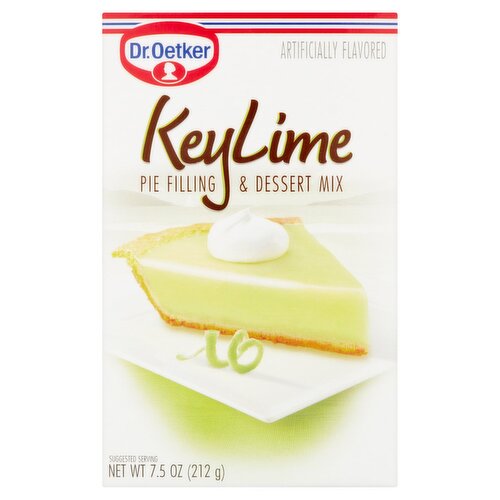 Dr. Oetker Key Lime Pie Filling & Dessert Mix, 7.5 oz