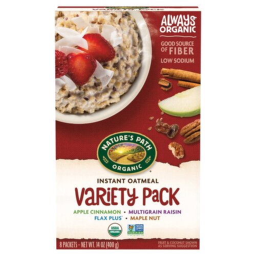 Nature's Path Instant Oatmeal Variety Pack, 14 oz