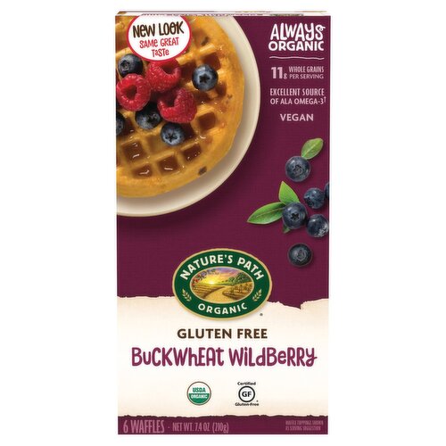 Nature's Path Buckwheat Wildberry Waffles, 7.4 oz