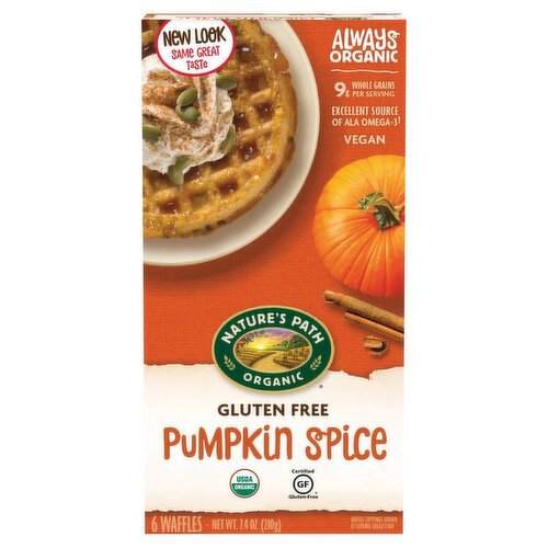 Nature's Path Pumpkin Spice Waffles, 7.4 oz