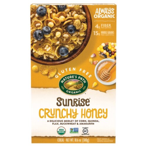 Nature's Path Sunrise Crunchy Honey Cereal, 10.6 oz