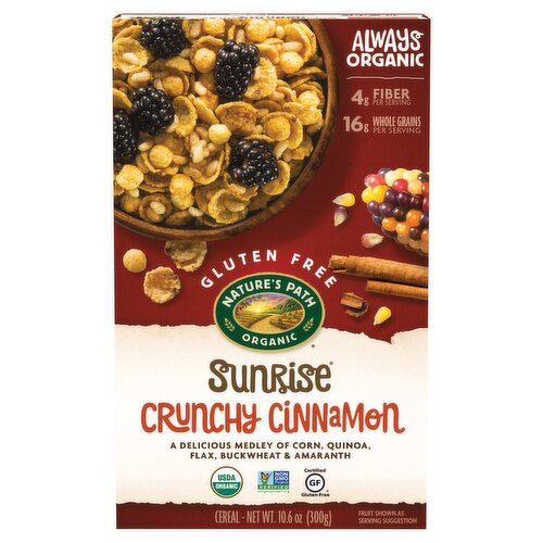 Nature's Path Sunrise Crunchy Cinnamon Cereal, 10.6 oz