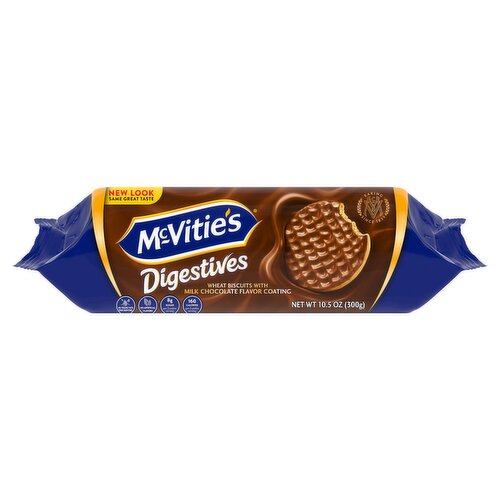 McVitie's Digestives Wheat Biscuits with Milk Chocolate Flavor Coating, 10.5 oz