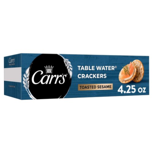 Carr's Toasted Sesame Table Water Crackers, 4.5 oz