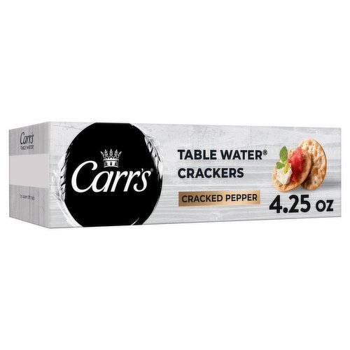 Carr's Cracked Pepper Table Water Crackers, 4.5 oz