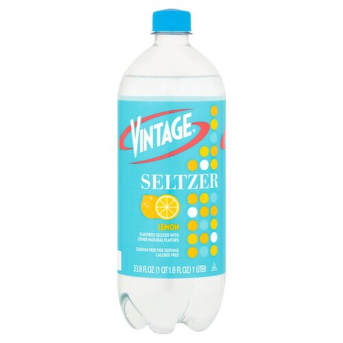 Vintage Lemon Seltzer, 33.8 fl oz