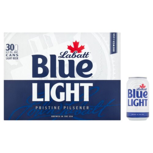 Labatt Blue Pristine Pilsener Light Beer, 12 fl oz, 30 count