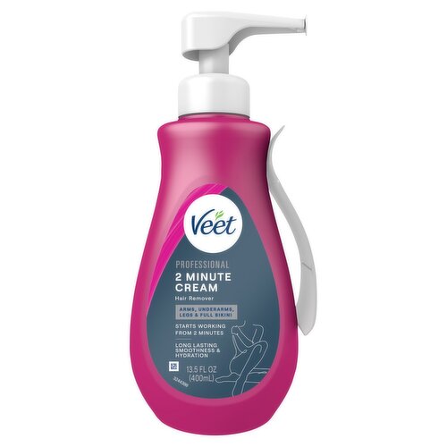 Veet Professional 2 Minute Cream Hair Remover, 13.5 fl oz