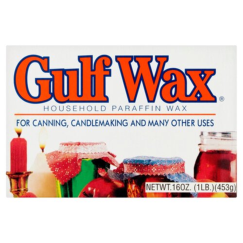 Gulf Wax Household Paraffin Wax, 16 oz