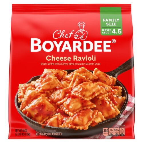 Chef Boyardee Cheese Ravioli Family Size, 40 oz