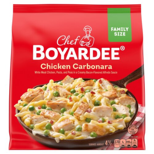 Chef Boyardee Chicken Carbonara Family Size, 40 oz