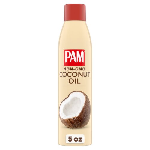 Pam Non-GMO Coconut Oil No-Stick Cooking Spray, 5 oz
