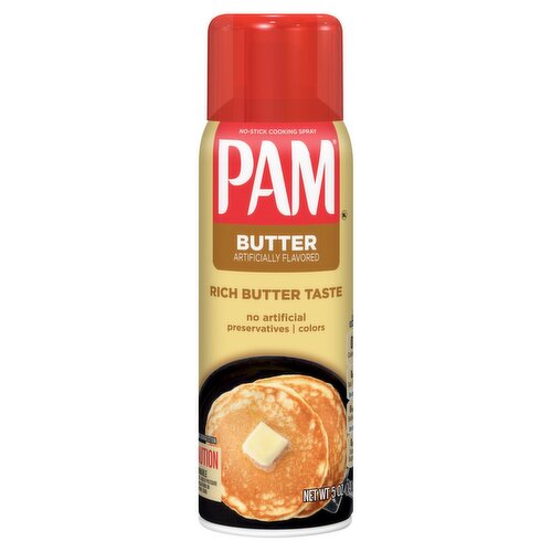 Pam Rich Butter No-Stick Cooking Spray, 5 oz