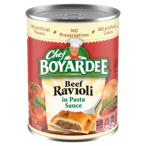 Chef Boyardee Beef Ravioli in Pasta Sauce, 15 oz