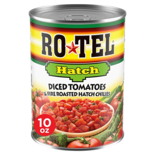 Ro-Tel Diced Tomatoes & Fire Roasted Hatch Chilies, 10 oz