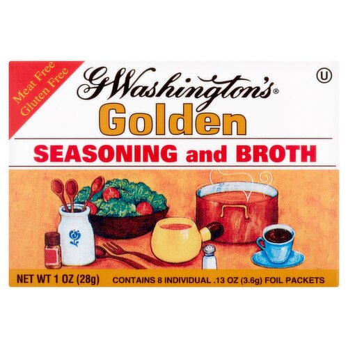 G Washington's Golden Seasoning and Broth, .13 oz, 8 count