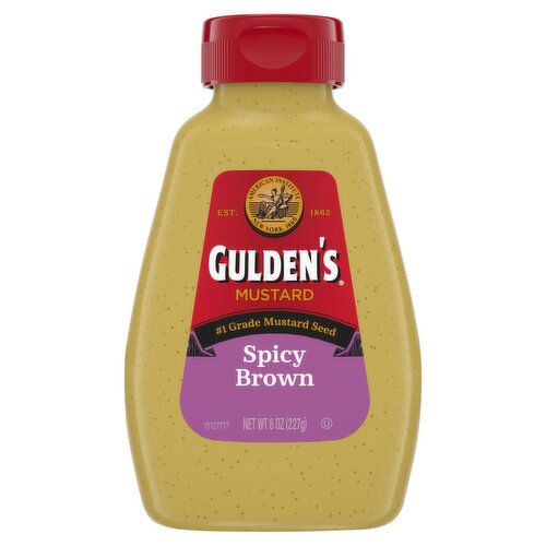 Gulden's Spicy Brown Mustard, 8 oz