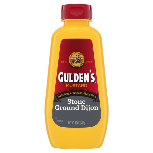 Gulden's Stone Ground Dijon Mustard, 12 oz