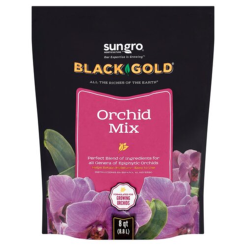 Sun Gro Horticulture Black Gold Orchid Mix, 8 qt