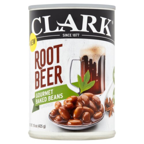 Clark Root Beer Flavored Gourmet Baked Beans, 15 oz