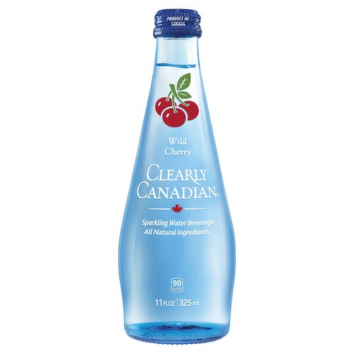 Clearly Canadian Wild Cherry Sparkling Water Beverage, 11 fl oz